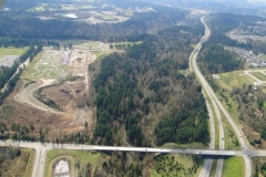 looking south, excavation and little soos